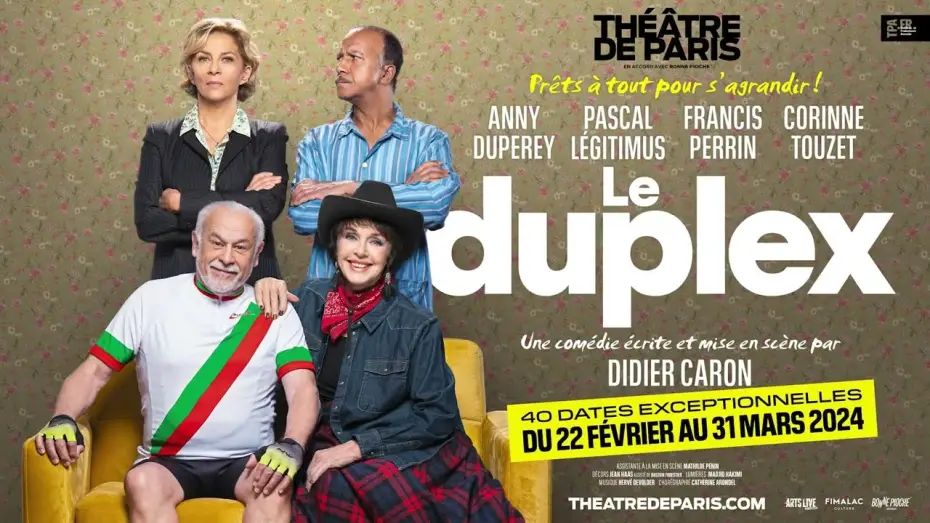 Wideo do filmu Le Duplex — Le Duplex // Théâtre de Paris // prolongations jusqu'au 30 juin 2024
