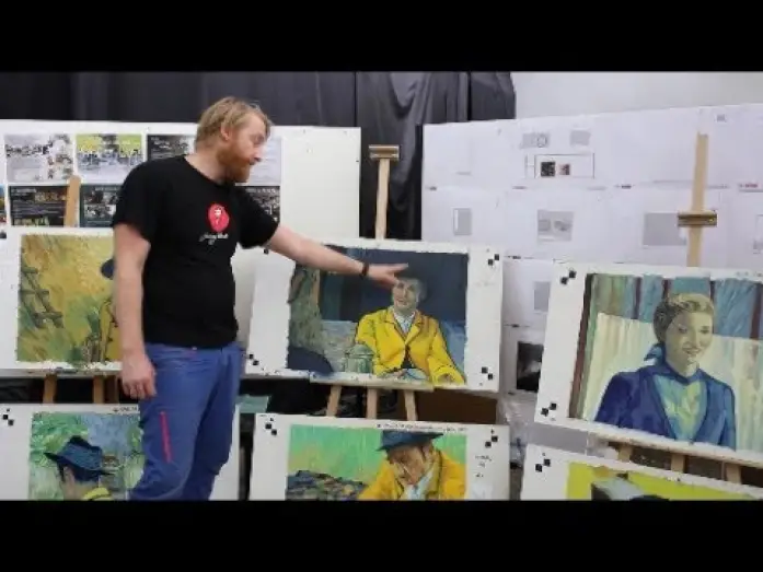 Wideo do filmu Twój Vincent — 29.7 Painting Sale - Portraits