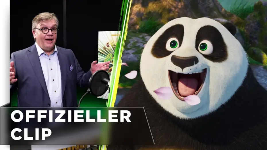 Wideo do filmu Kung Fu Panda 4 — Im Synchronstudio