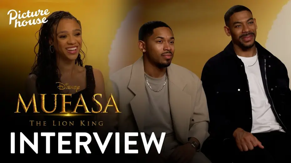 Wideo do filmu Mufasa: Król Lew — Interview | Tiffany Boone, Aaron Pierre & Kelvin Harrison Jr.