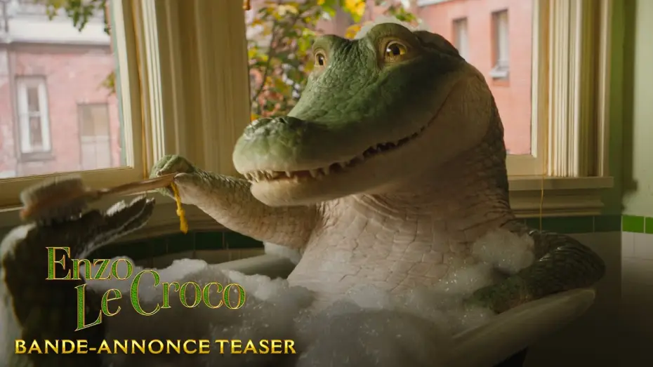 Wideo do filmu Wielki zielony krokodyl domowy — Enzo, le croco - Bande Annonce [VF]