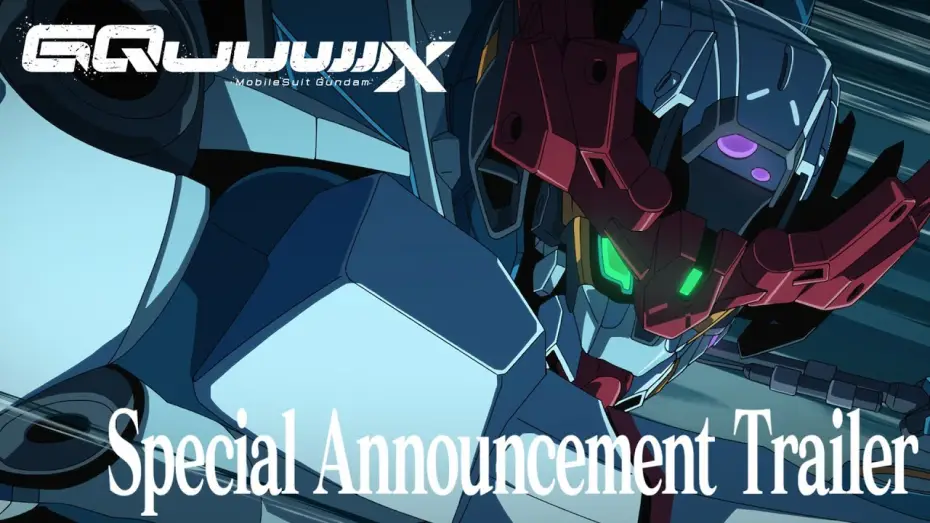 Wideo do filmu 機動戦士Gundam GQuuuuuuX -Beginning- — Special Announcement Trailer [Subtitled]