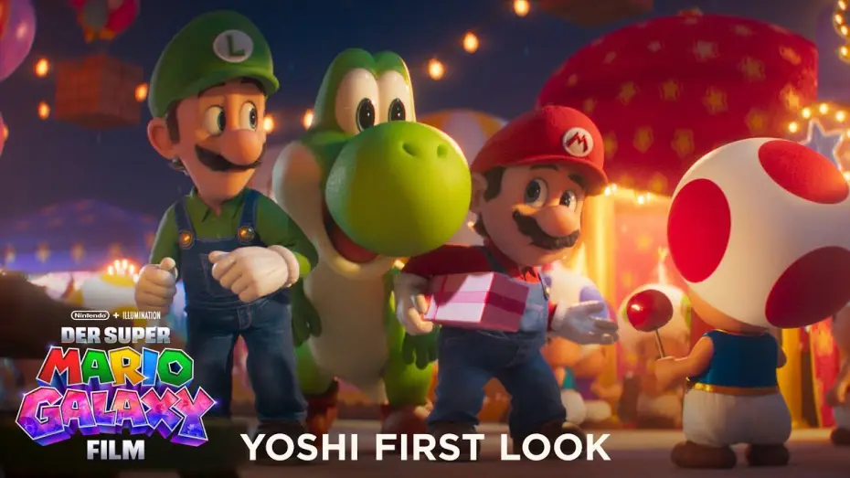 Wideo do filmu Super Mario  Galaxy. Film — DER SUPER MARIO GALAXY FILM | Yoshi First Look deutsch/german HD