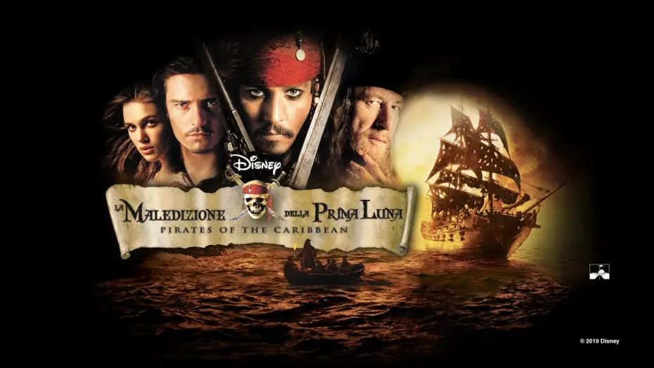 Wideo do filmu Piraci z Karaibów. Klątwa Czarnej Perły — Pirati dei caraibi – la maledizione della prima luna (film 2003) TRAILER ITALIANO