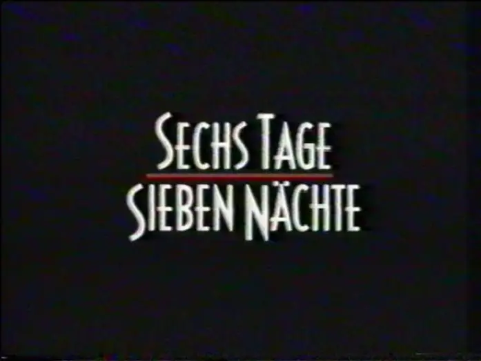 Wideo do filmu Sześć dni, siedem nocy — Sechs Tage, sieben Nächte (1998) - DEUTSCHER TRAILER