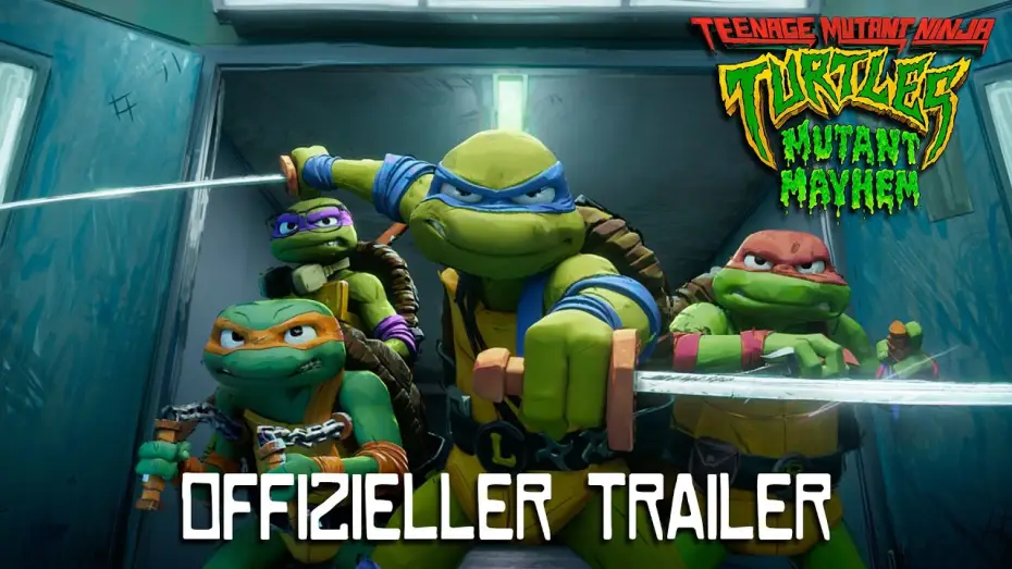 Wideo do filmu Wojownicze żółwie ninja: Zmutowany chaos — Offizieller Trailer #2 (Lange Version)