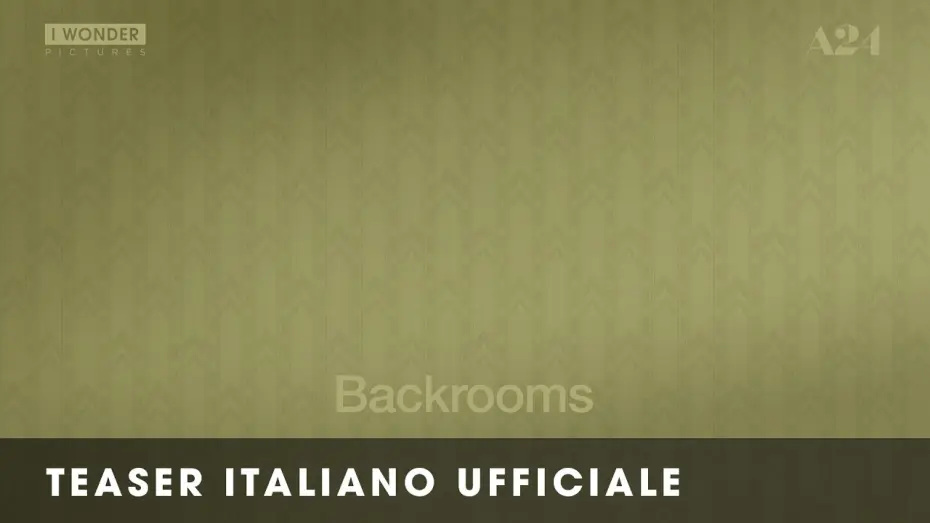 Wideo do filmu Backrooms — BACKROOMS | Teaser Italiano Ufficiale HD