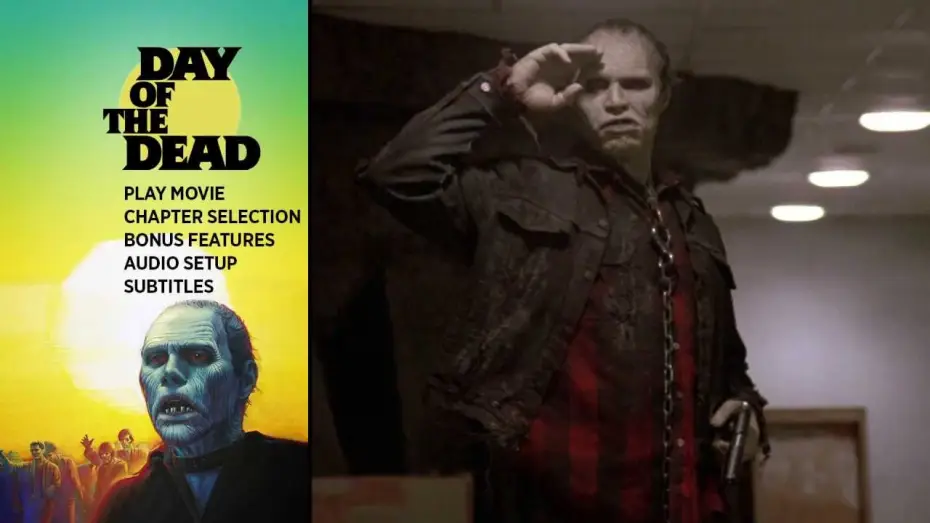 Wideo do filmu Dzień żywych trupów — Scream Factory Disc Menu Exclusive