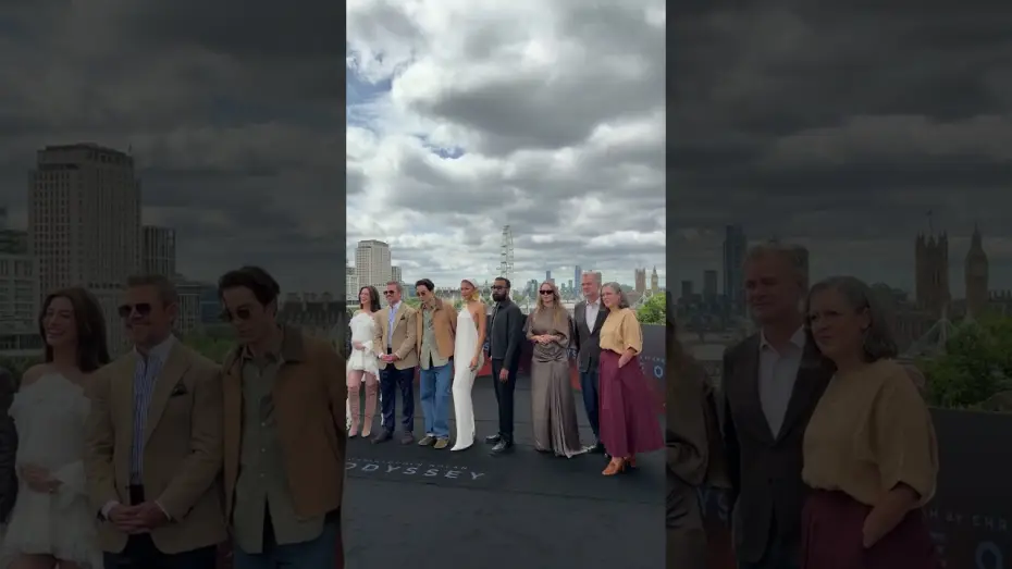 Wideo do filmu Odyseja — The epic cast of The Odyssey & director Christopher Nolan have landed in London