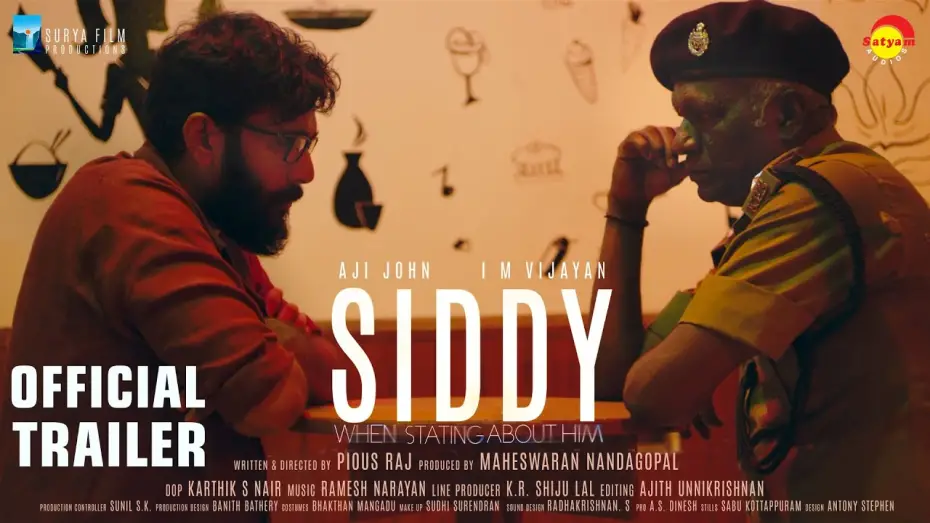 Wideo do filmu Siddy — Siddy Movie Official Trailer | Aji John | I M Vijayan | Maheswaran Nandagopal | Pious Raj
