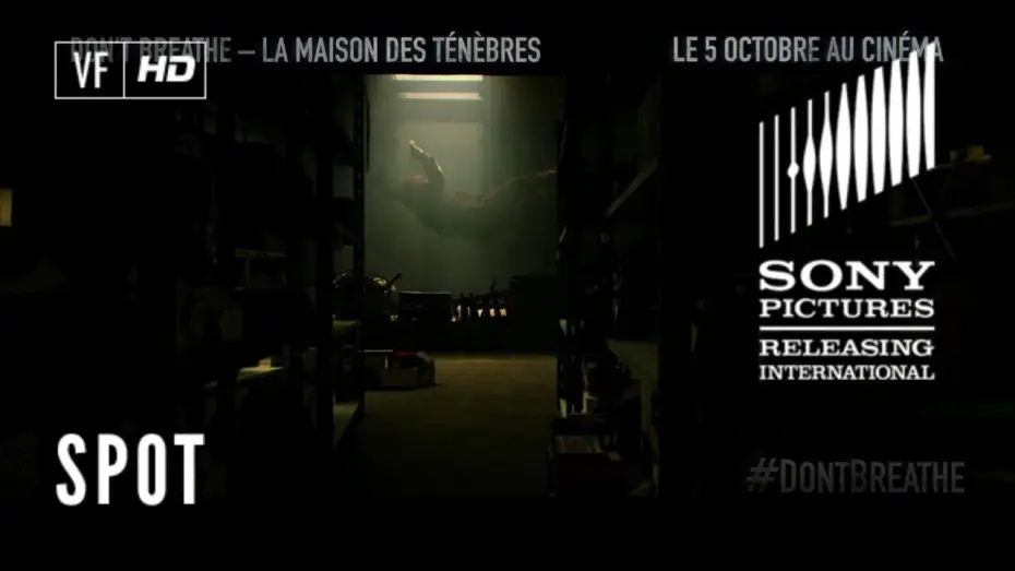 Wideo do filmu Nie oddychaj — Don't Breathe - La Maison des Ténèbres - TV Spot EVERYONE 15" - VF