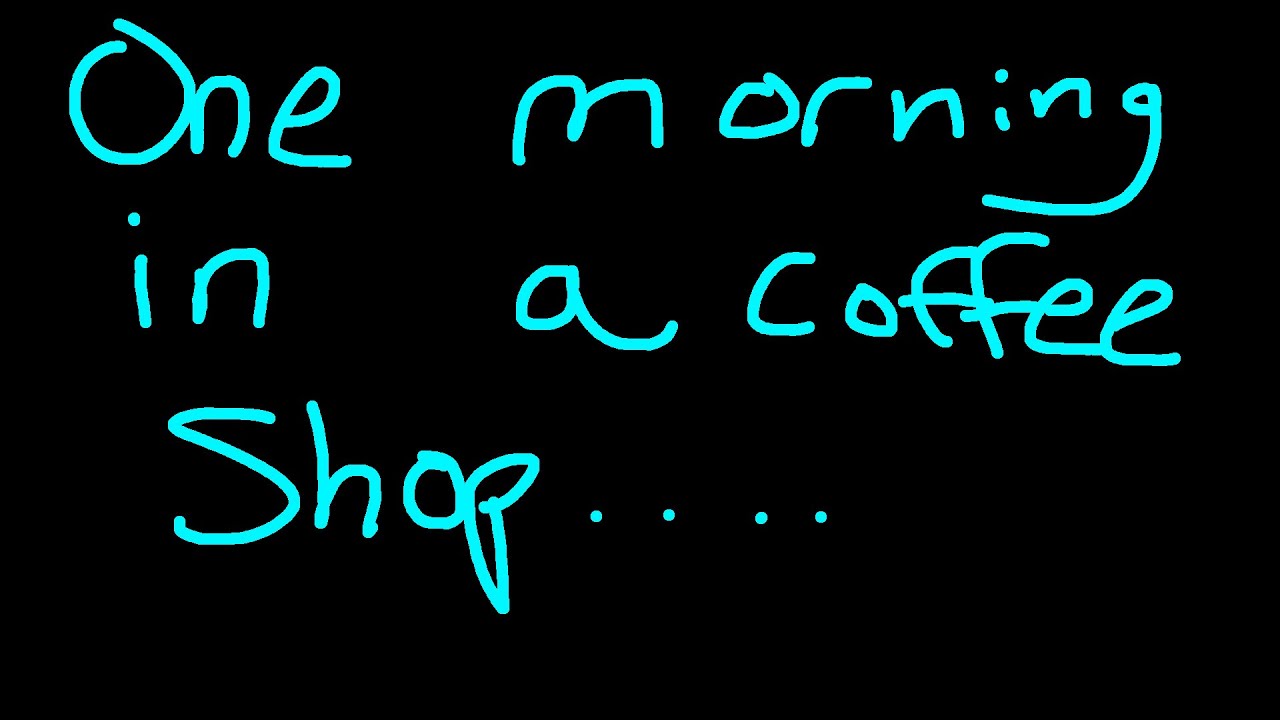 Wideo do filmu One Day in a Coffee Shop.... — One Morning In A Coffee Shop