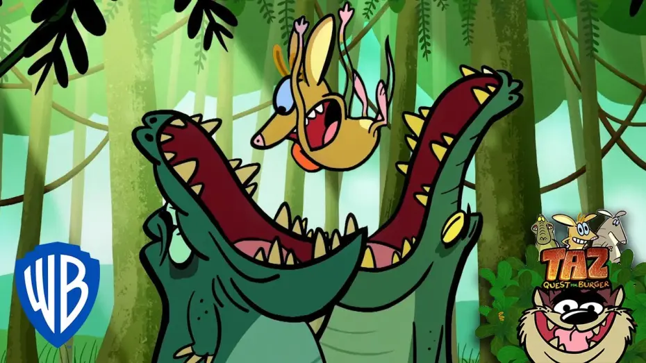 Wideo do filmu Taz i Drużyna Burgera — Crocodile Danger! | Taz Quest For Burger | @wbkids