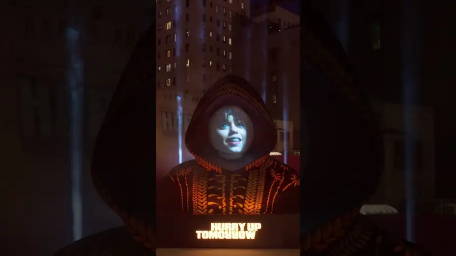 Wideo do filmu Hurry Up Tomorrow — THE #HURRYUPTOMORROW MIRROR INSTALLATION ON HOLLYWOOD & VINE.