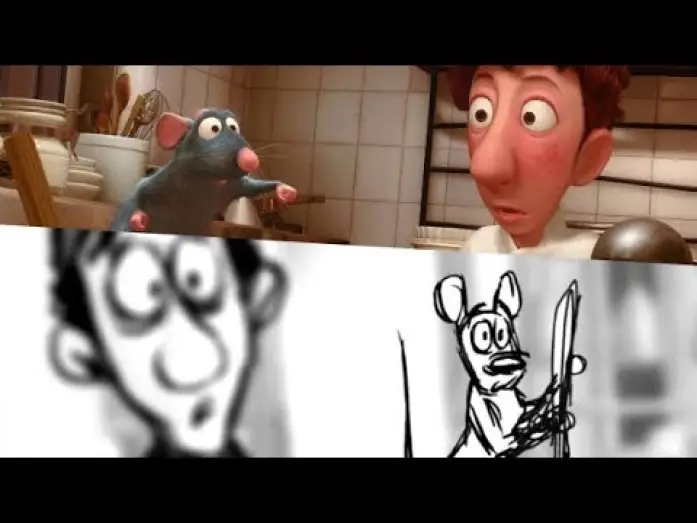Wideo do filmu Ratatuj — Remy in the Kitchen from Ratatouille | Pixar Side by Side