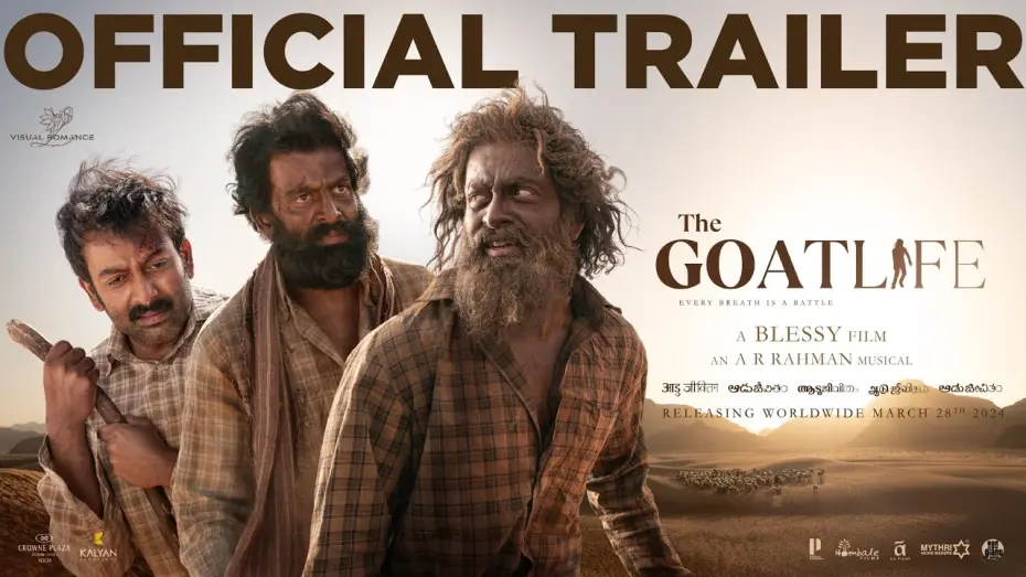 Wideo do filmu Aadu Jeevitham — Aadujeevitham |The GoatLife Official Trailer | A R Rahman| Prithviraj Sukumaran| Amala Paul| Blessy