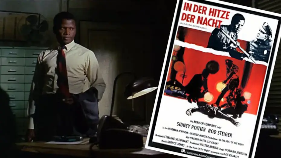 Wideo do filmu W upalną noc — In der Hitze der Nacht (USA 1967 "In the Heat of the Night") Video Trailer deutsch / german VHS