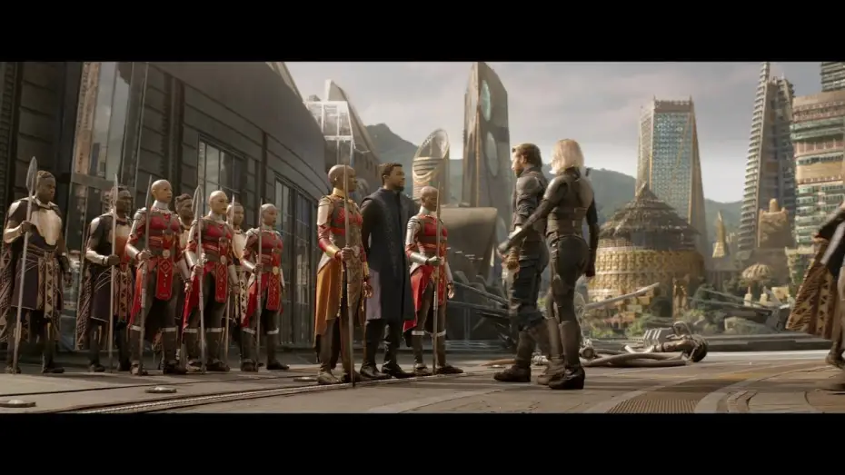 Wideo do filmu Avengers: Wojna bez granic — Avengers : Infinity War - Reportage : Retour au Wakanda