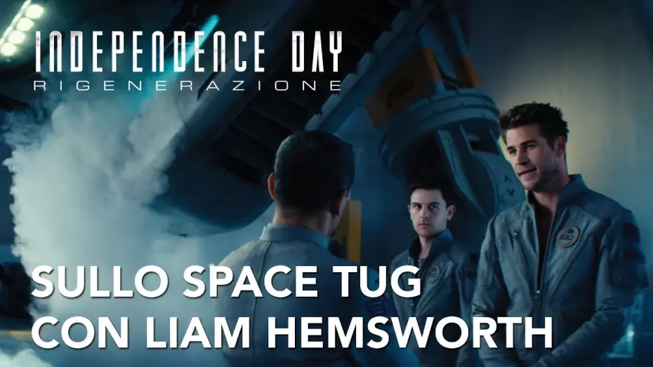 Wideo do filmu Dzień Niepodległości: Odrodzenie — Sullo space tug con Liam Hemsworth | Independence day: Rigenerazione | 20th Century Fox