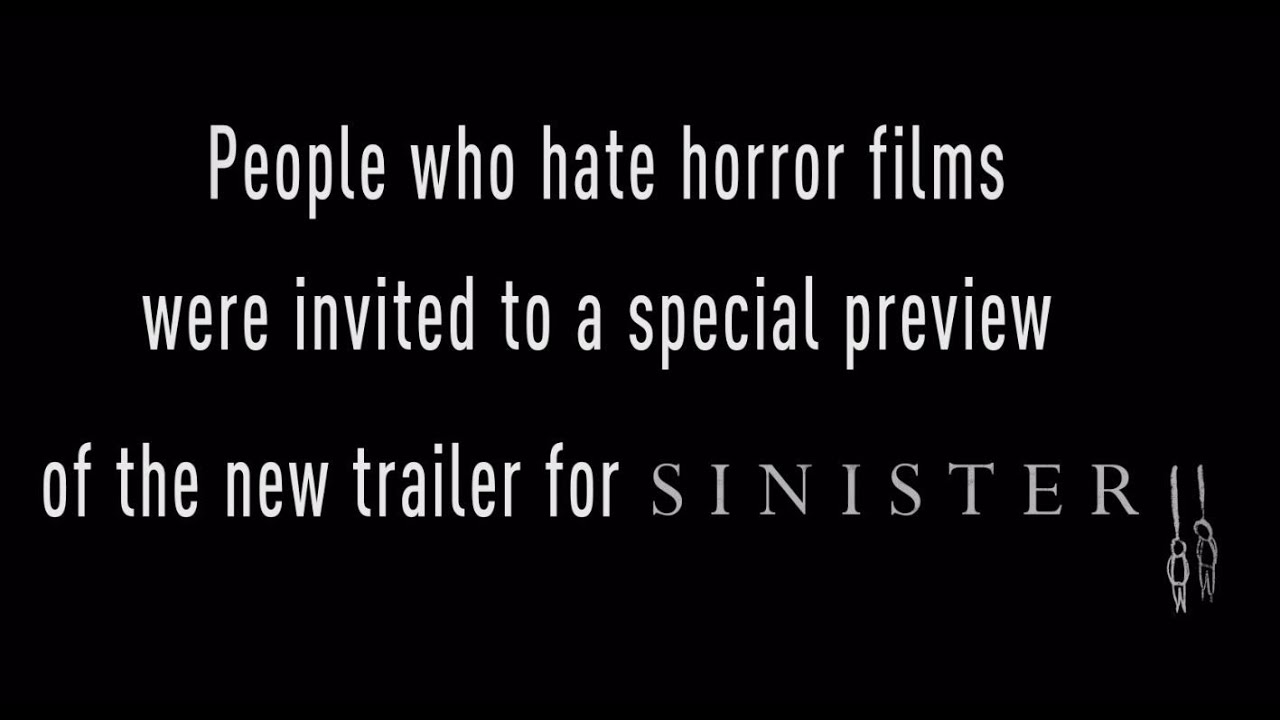 Wideo do filmu Sinister 2 — TRAILER REACTION VIDEO