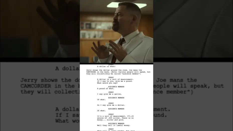 Wideo do filmu Sovereign — Script To Screen - 'There is no money...'