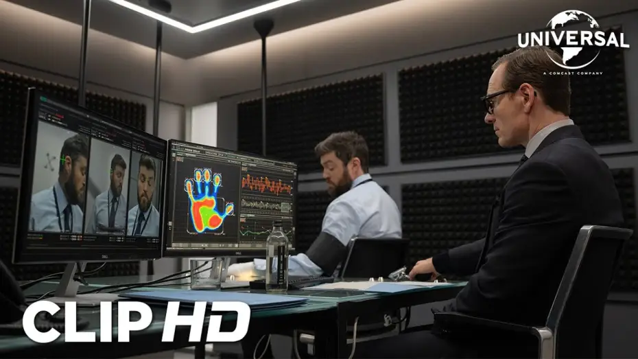Wideo do filmu Szpiedzy — Clip en español - El polígrafo