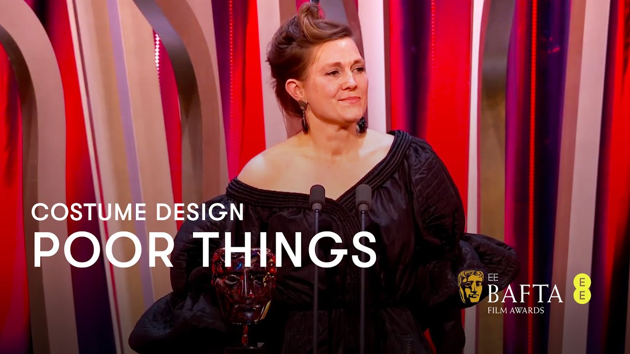 Wideo do filmu Biedne istoty — Poor Things wins for Costume Design | EE BAFTA Film Awards 2024