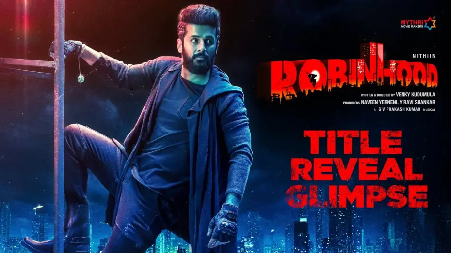 Wideo do filmu రాబిన్‌హుడ్ — ROBINHOOD Title Reveal Glimpse | Nithiin | Venky Kudumula | GV Prakash | Mythri Movie Makers