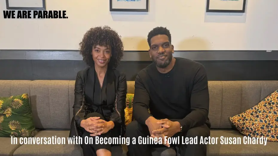 Wideo do filmu Jak zostałam perliczką — In conversation with Susan Chardy, lead actor of On Becoming a Guinea Fowl