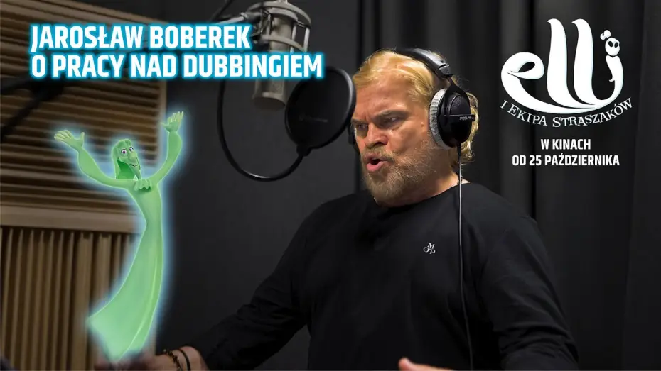 Wideo do filmu Elli i ekipa straszaków — Jarosław Boberek o pracy nad dubbingiem do filmu