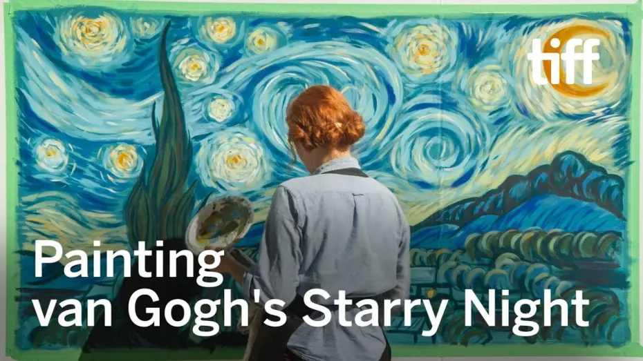 Wideo do filmu Twój Vincent — Time-lapse of van Gogh's Starry Night