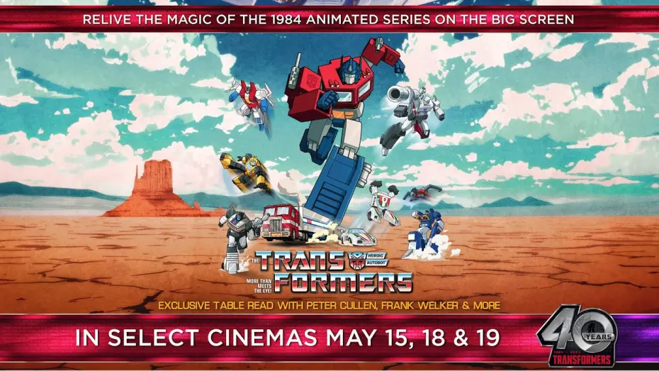 Wideo do filmu Transformers: 40th Anniversary Event — Official Cinema Trailer