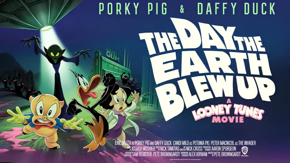 Wideo do filmu Looney Tunes. Porky i Daffy ratują świat — ЛУНИ ТЮНЗ. ПОРКИ И ДАФФИ СПАСАЮТ МИР - Трейлер | В кинотеатрах с 25 апреля