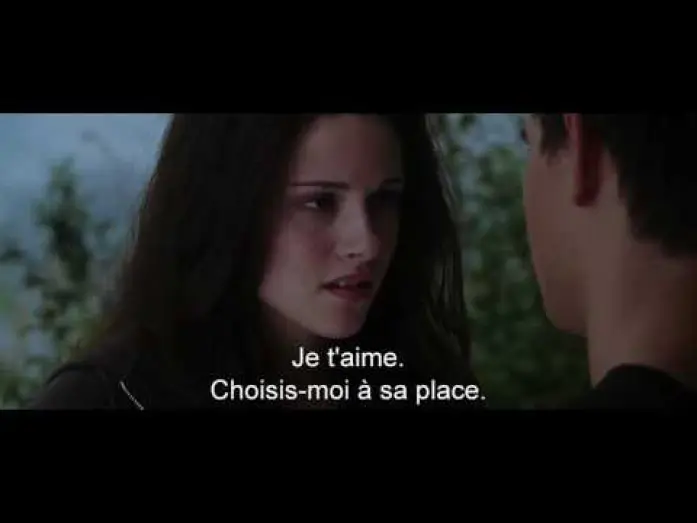 Wideo do filmu Saga „Zmierzch”: Zaćmienie — TWILIGHT - CHAPITRE, 3 : HESITATION - Bande Annonce [VOST]