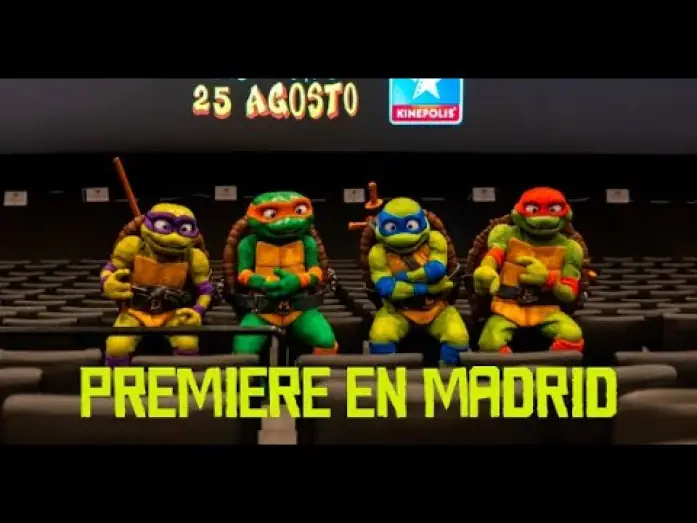 Wideo do filmu Wojownicze żółwie ninja: Zmutowany chaos — Premiere Madrid