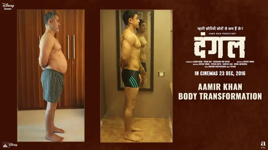 Wideo do filmu Dangal — Fat To Fit | Aamir Khan Body Transformation | Dangal | In Cinemas Dec 23, 2016