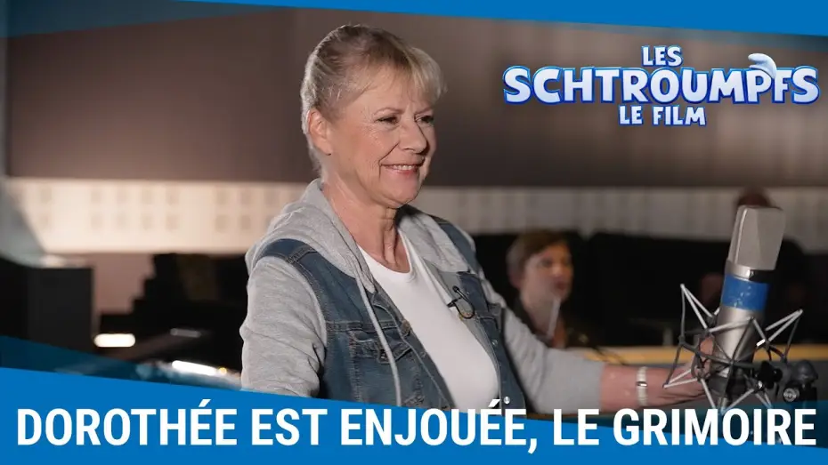 Wideo do filmu Smerfy. Wielki film — Les coulisses de doublage avec Dorothée