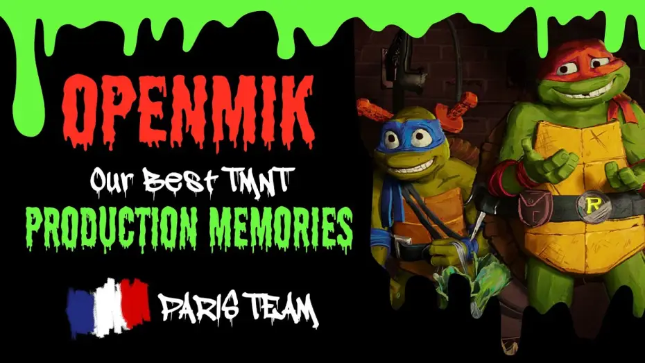 Wideo do filmu Wojownicze żółwie ninja: Zmutowany chaos — #OpenMik - Giving Mutants Life | Production memories 💜