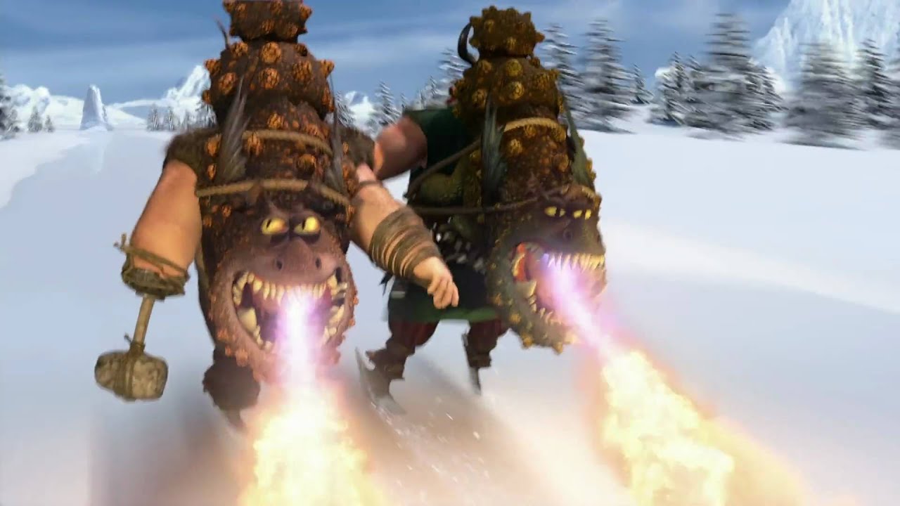 Wideo do filmu Jak wytresować smoka — Dragon-Viking Games Vignettes: Speed Skating