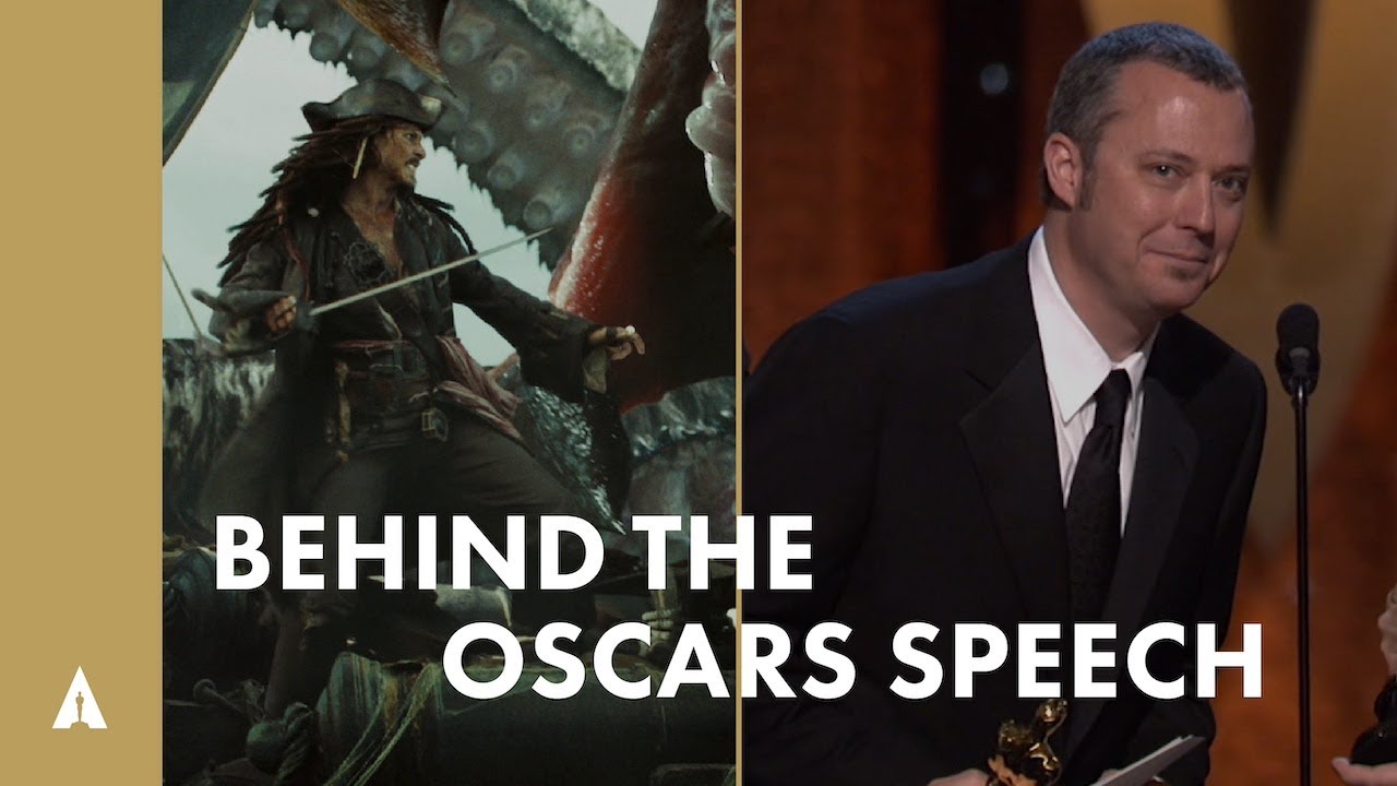 Wideo do filmu Piraci z Karaibów. Skrzynia umarlaka — Hal Hickel | Best VFX for 'Pirates of the Caribbean: Dead Man's Chest' | Behind the Oscars Speech