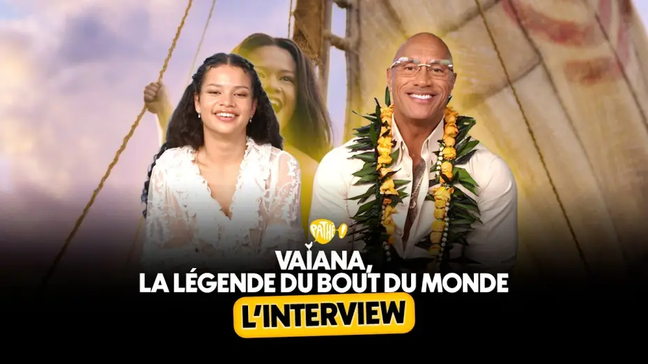 Wideo do filmu Moana — L'INTERVIEW - VAIANA, LA LÉGENDE DU BOUT DU MONDE (Dwayne Johnson & Catherine Laga'aia )