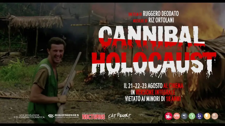 Wideo do filmu Nadzy i rozszarpani — Cannibal Holocaust - Trailer Versione Integrale 2023 - Al cinema dal 21 agosto