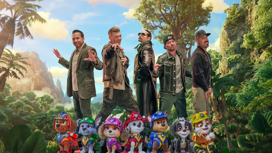 Wideo do filmu Psi Patrol i Dinozaury — Backstreet Boys - Bottle Up (Clip officiel)
