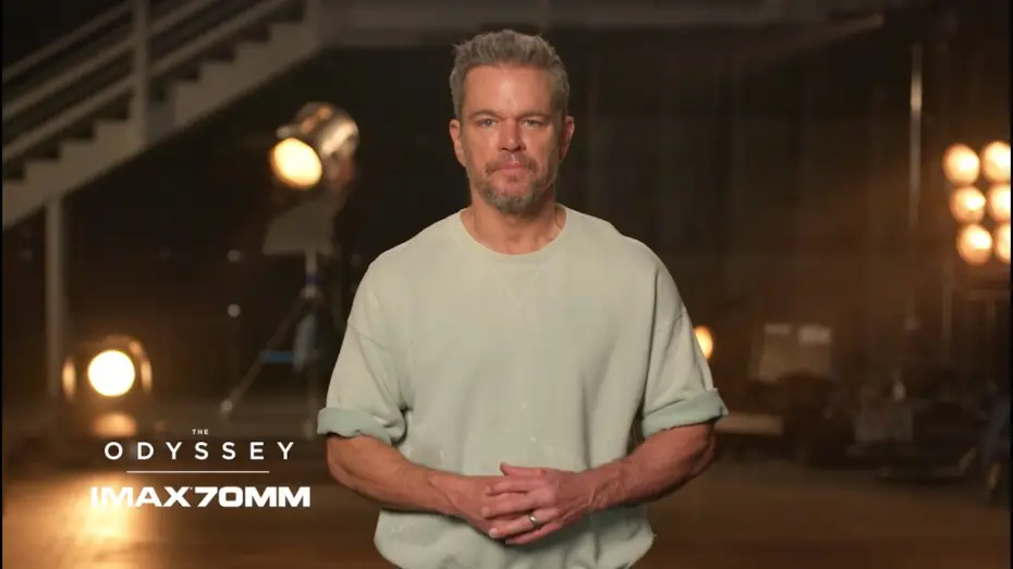 Wideo do filmu Odyseja — Matt Damon on IMAX 70MM