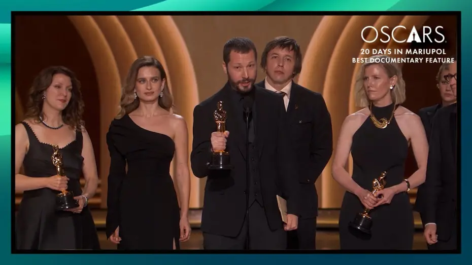 Wideo do filmu 20 dni w Mariupolu — '20 Days in Mariupol' Wins Best Documentary Feature Film | 96th Oscars (2024)