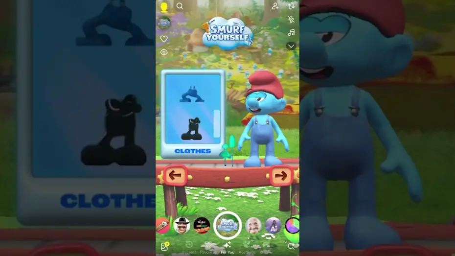 Wideo do filmu Smerfy. Wielki film — Smurf Yourself Snapchat Lens