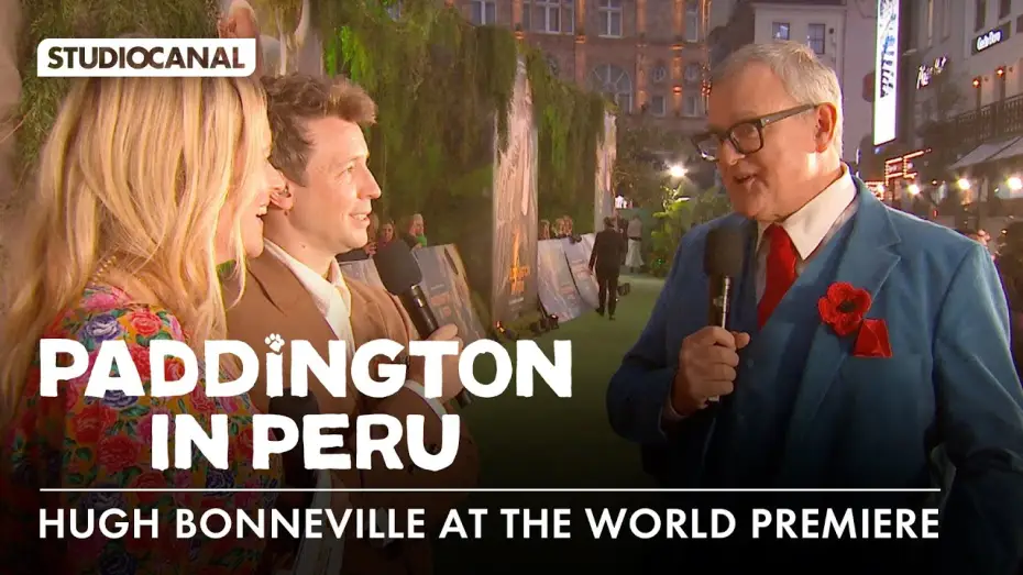 Wideo do filmu Paddington w Peru — Hugh Bonneville at the world premiere of PADDINGTON IN PERU