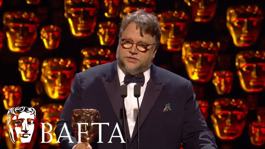 Wideo do filmu Kształt wody — Guillermo del Toro wins Director for The Shape of Water | EE BAFTA Film Awards 2018