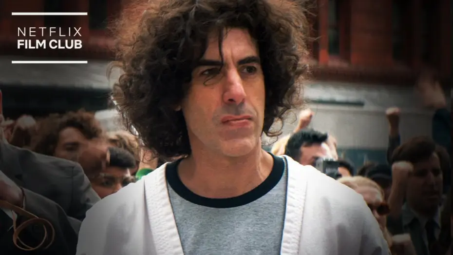 Wideo do filmu Proces Siódemki z Chicago — Sacha Baron Cohen Leads The Free Tom Hayden March | THE TRIAL OF THE CHICAGO 7 | Netflix