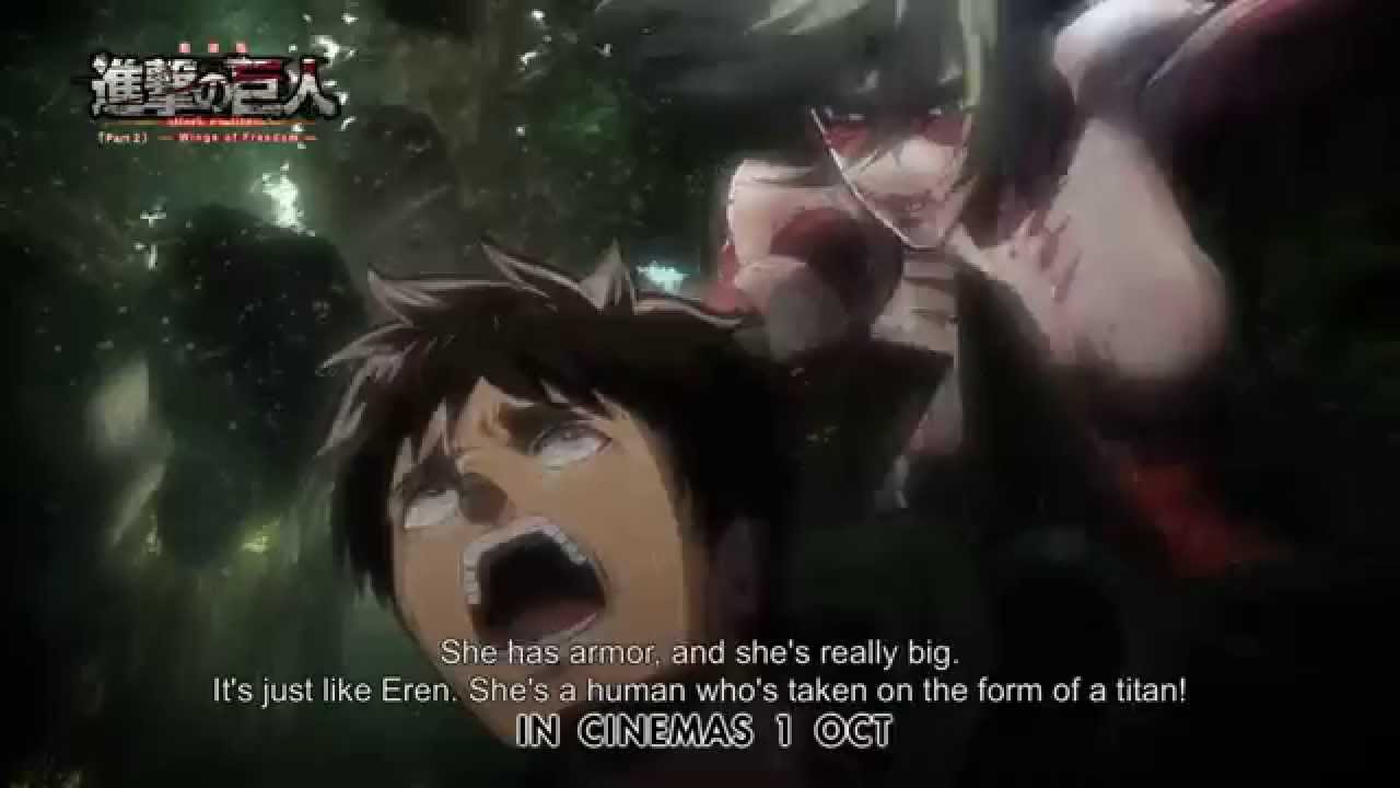 Wideo do filmu 劇場版「進撃の巨人」後編～自由の翼～ — Attack On Titan: Wings Of Freedom - Official Trailer (In Cinemas 1 Oct 2015)